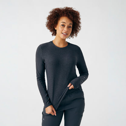 VIBE 1-Pocket Long-Sleeve Tee  | Heather Pewter