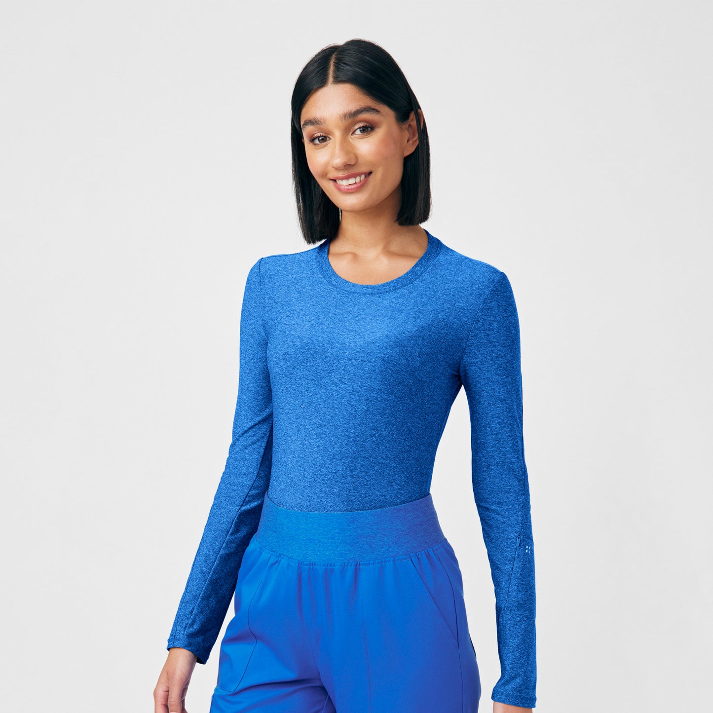 VIBE 1-Pocket Long-Sleeve Tee  | Heather Royal