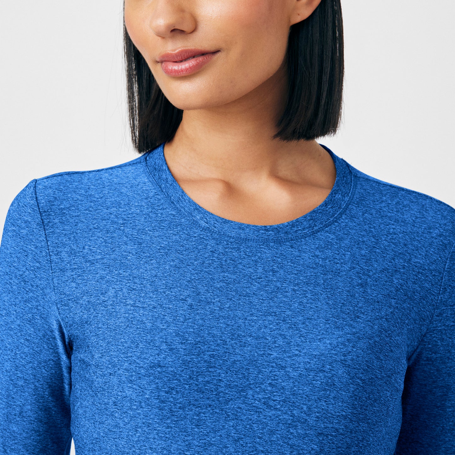 VIBE 1-Pocket Long-Sleeve Tee  | Heather Royal