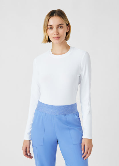 VIBE 1-Pocket Long-Sleeve Tee  | White