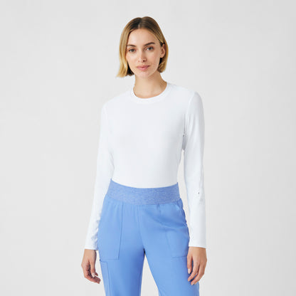 VIBE 1-Pocket Long-Sleeve Tee  | White