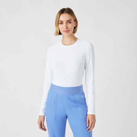 VIBE 1-Pocket Long-Sleeve Tee  | White