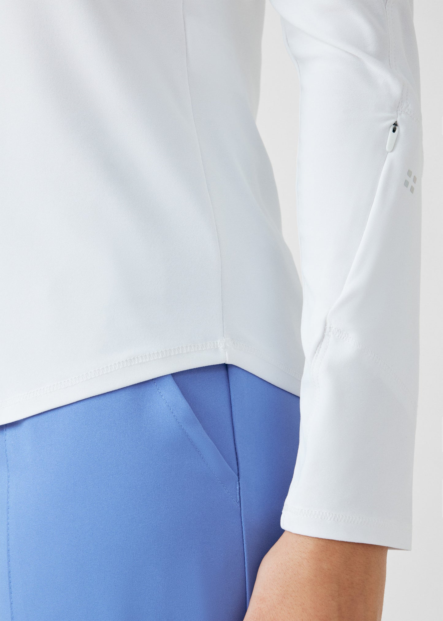 VIBE 1-Pocket Long-Sleeve Tee  | White