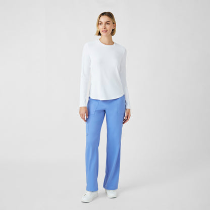 VIBE 1-Pocket Long-Sleeve Tee  | White