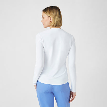 VIBE 1-Pocket Long-Sleeve Tee  | White